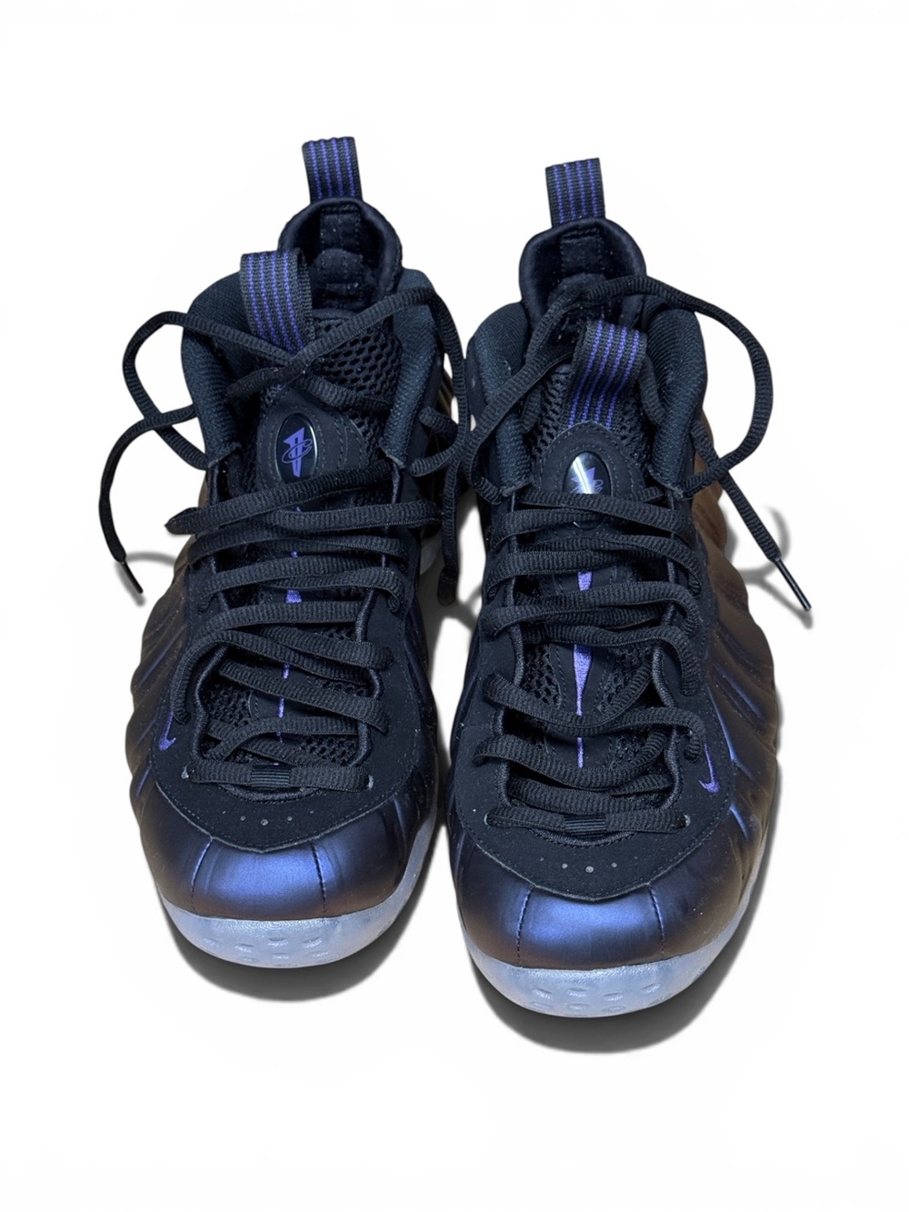Nike Men's Foamposite Sneakers - Black & Purple Accents